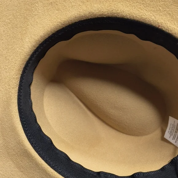 Stylish Tan Fedora with Brown Studded Band - Picture 3 of 3